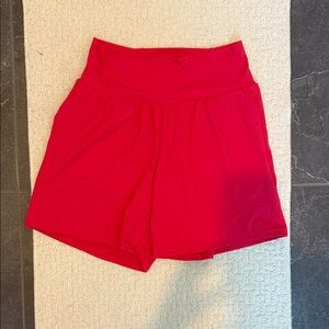 HALARA High Waist Red Women's Shorts